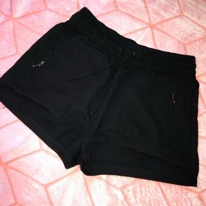 Black High Waisted Shorts